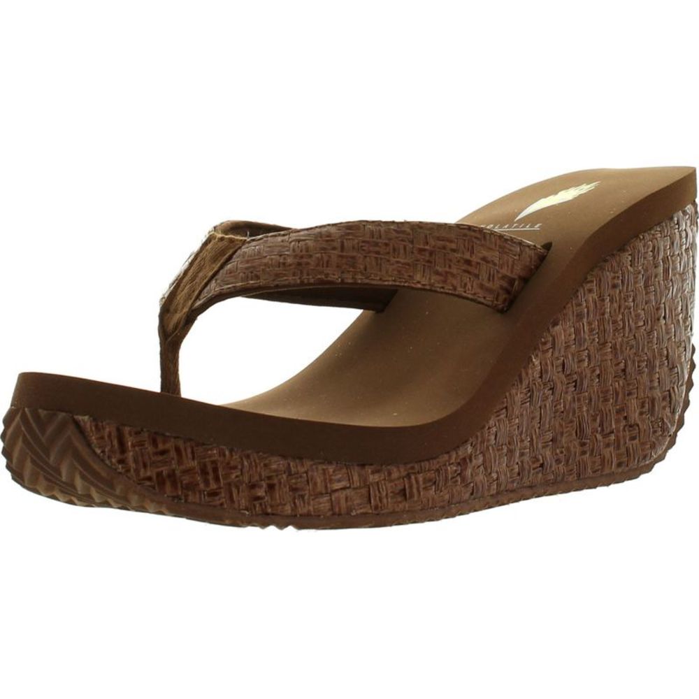 Volatile Cha Ching Bronze Womens sandals 8 NEW